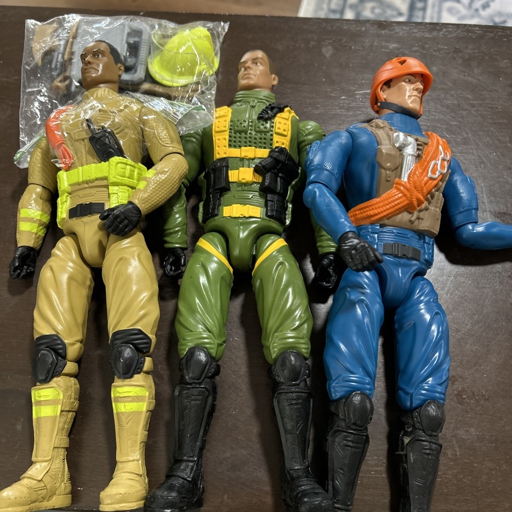 Lanyard Figures Lot Of 3 Action Figures